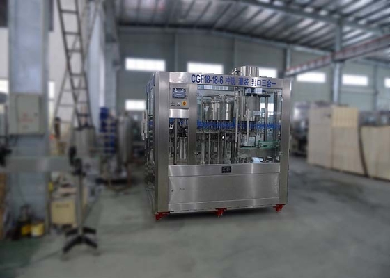 China Steel Structure Automatic Water Bottling Machine Line Washing Filling Capping 3IN1 Machine supplier