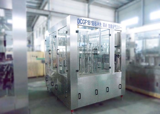 China Carbon Dioxide Carbonated Beverage Filling Machine Rinser Filler Capper 3 IN 1 supplier