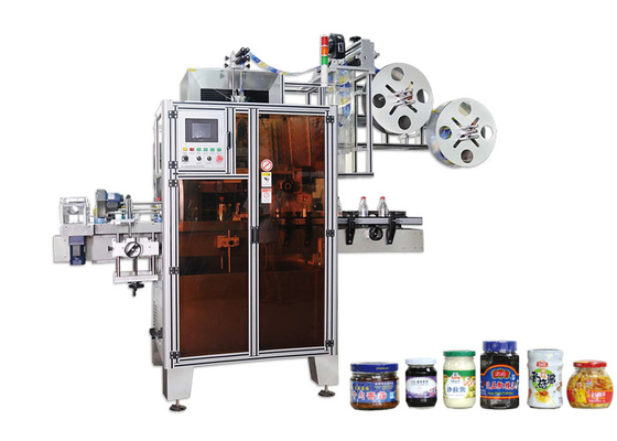 China PET Bottlenecks Automatic Shrink Sleeve Machine High Efficiency 400BPM Type supplier