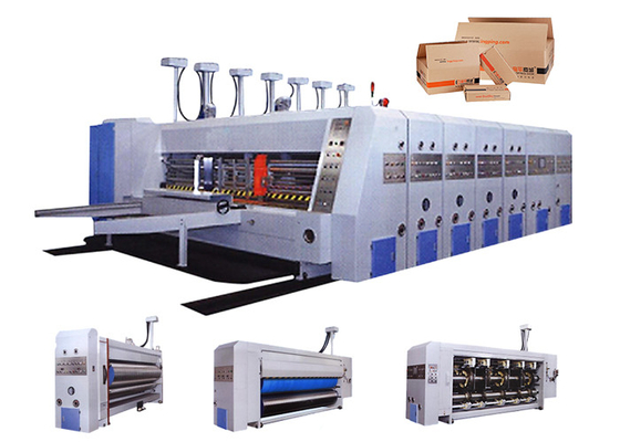 China Automatic Corrugated Carton Box Making Machine / Flexo Printing Machine supplier