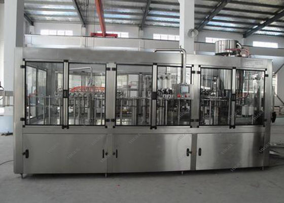 China 4 In 1 Orange Juice Beverage Automatic Soft Drink Filling Machine RCGGF18-12-16-5 supplier