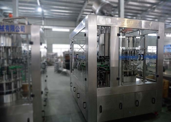 China Drink Can Filling Machine , Plastic Liquid Bottle Filler With Powder Packing Machine supplier