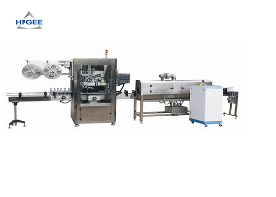 China Pet Bottle Filling Capping And Labeling Machine , Heat Sleeve Labeling Machine supplier