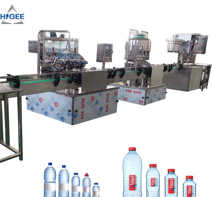 China Small Mineral Water Filling Machine 1000-2000 Pcs /Hour For PET , Glass Bottle supplier