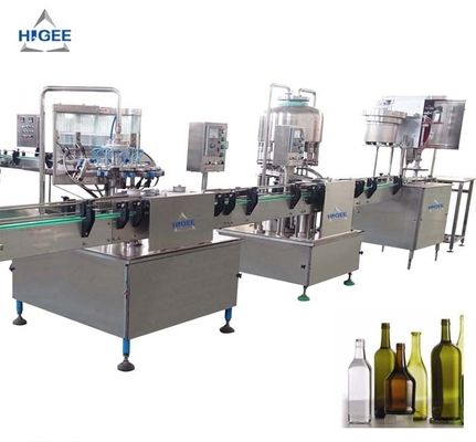 China 240 V 50 Hz 1 Phase Small Beer Filling Machine In - Build Bottle Tray Device supplier