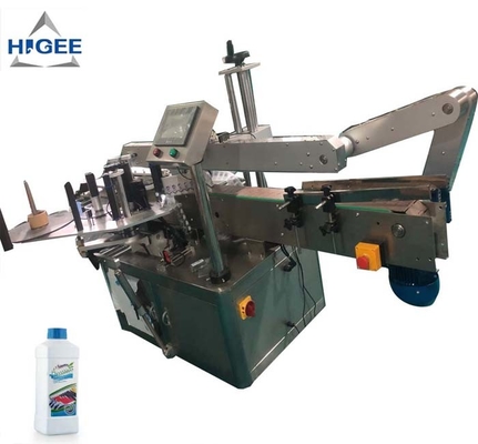 China 220V Flat Bottle Labeling Machine With Square Plane Two Sides Detergent supplier