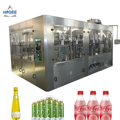 China Soft Drink Beverage Filling Machine 6000 BPH Filling Speed For PET Bottle supplier