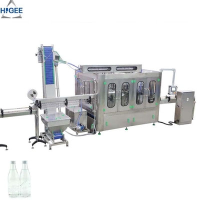 China 400ml glass bottle water filling machine with ring pull cap carbonated soda water filling soft drink machinery filling m supplier