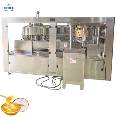 China Canned bowl type bird's nest liquid filling and seaming machine beverage machinery wrap around labeling machine supplier
