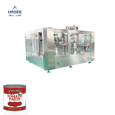 China Canned tomato paste filling seaming machine with sauce bottling machine beverage machinery supplier