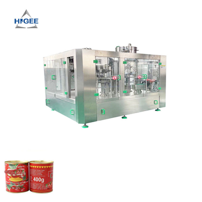 China Higee canned tomato sauce filling and sealing machine sweet chili sauce canned filling seaming machine supplier
