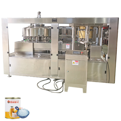 China Fresh coconuts water canning machine coconut milk drink canned filling seaming machine labeling machine supplier
