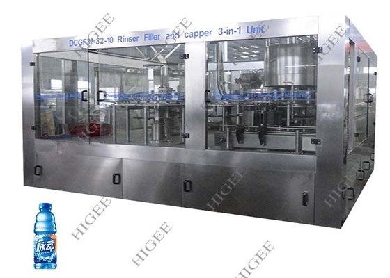 China Fully Automatic Automatic Liquid Bottle Filling Machine 3 In 1 380V 50Hz 3.2Kw supplier