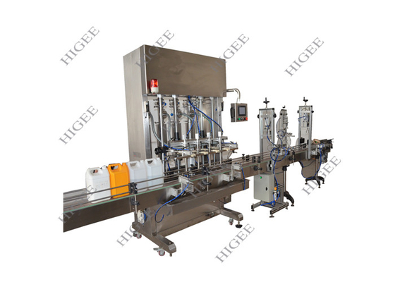 China 5 Litre Automatic Oil Packing Machine 800-2200BPH Filling Speed With Piston supplier