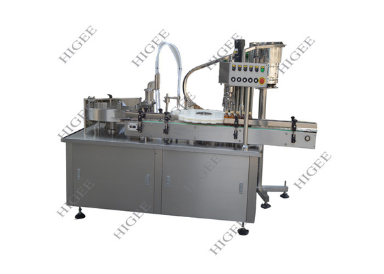 China 5KW Automatic Liquid Bottle Filling Machine Line For HCL / HSO / Toilet Cleaning Liquid supplier