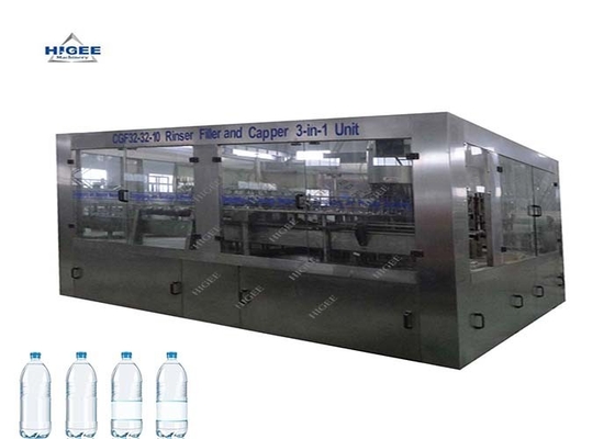 China Electric Driven Automatic Water Filling Machine 3 In 1 CGF18-18-6 1 Year Warranty supplier