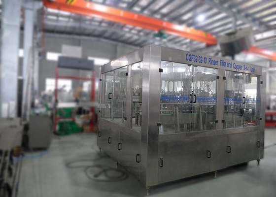 China High Precision Valve Automatic Water Filling Machine , Water Bottle Refill Machine JR-BGF40-40-10 supplier