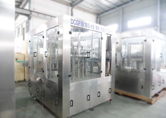 China Plastic Bottle Small Scale Soda Bottling Equipment Drink Carbonator DCGF24-24-8 supplier