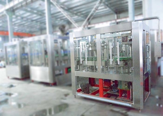 China Beer Tin Cans Filling Machine 4 Sealing Heads Three - Point Level Control System supplier