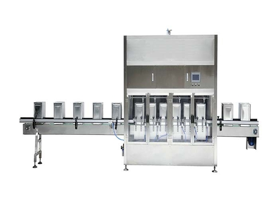 China Weighing - Type Automatic Liquid Filling Machine / 6 Heads Bottle Filling Line Linear supplier