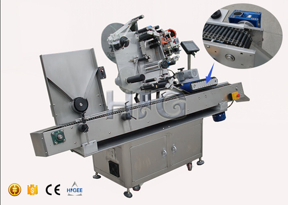 China Turntable Vial Sticker Labeling Machine , Bottle Sticker Machine 60 - 300pcs Per Minute supplier