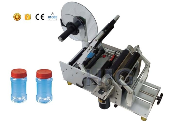 China Hand syrup bopp labeling machine semi automatic adhesive stick supplier