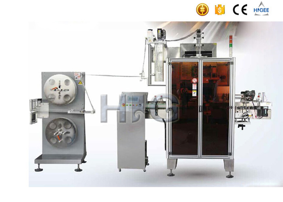 China Heat Shrink Sleeve Labeling Machine , Sleeve Label Applicator With Shrink Tunnel supplier
