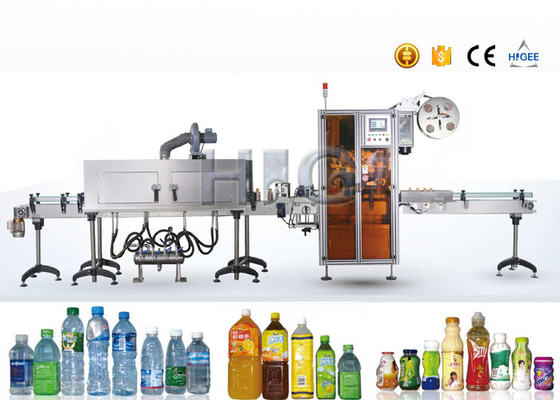 China 380V / 220VAC Shrink Sleeve Applicator Machine 100 BPM For Plastic Water Bottles supplier