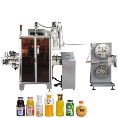 China Mineral Water Overall Bottle Shrink Sleeve Labeling Machine High Positioning Accuracy supplier