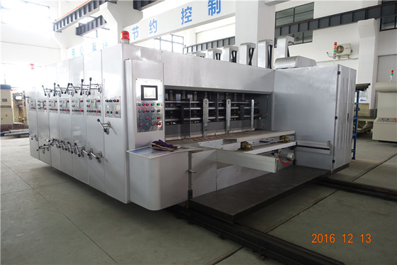 China Small Corrugated Carton Box Making Machine 4 Colors Flexographic Printing supplier