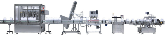 China Nail Remover Bottle Filling And Labeling Machine Filling Line Flame / Explosion Proof supplier