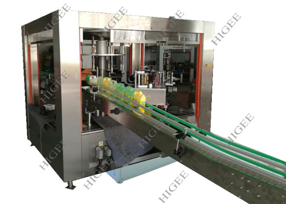 China Glass Cantainer Automatic Gluing Machine , Hot Melt Glue Machine For Bottle Cans supplier