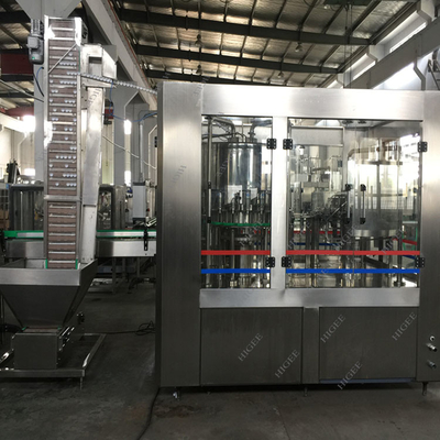 China Pet Glass Bottle Automatic Water Filling Machine PLC Control 10000bph Production Capacity  supplier