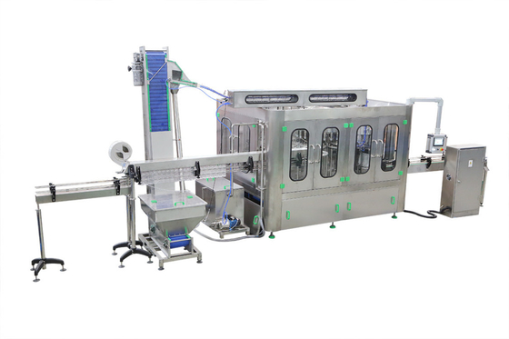 China Soda / Pure Water Automatic Bottling Machine For 100 - 320 Mm Bottle Height supplier