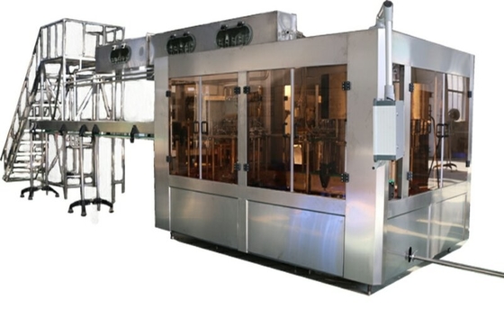 China 4500kg Carbonated Drink Filling Line , Small Glass Bottle Filling Machine supplier