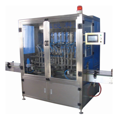 China Lube / Olive Edible Oil Filling Machine Manual With High Measurement Accuracy supplier