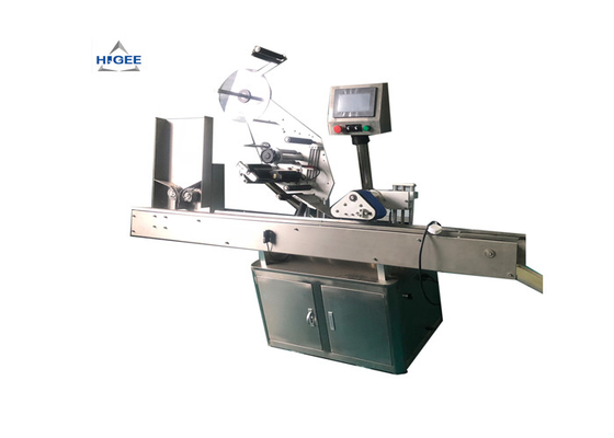 China Cylindrical Automatic Label Sticking Machine For Pharmaceutics / Cosmetics Industry supplier