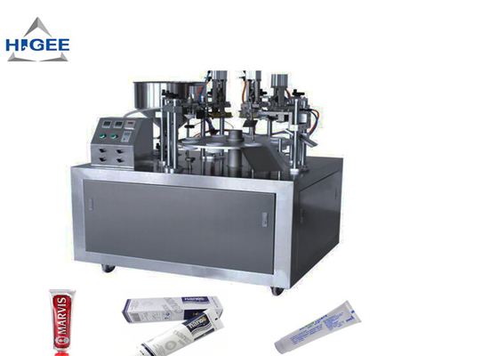 China Toothpaste Tube Filling And Sealing Machine Semi Automatic 20pcs Per Minute supplier