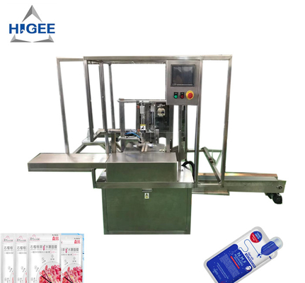China 1 Phase Auto Packing Machine For Facial Mask Folding , Filling And Sealing supplier