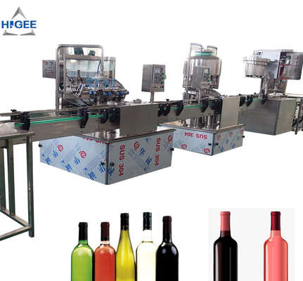 China Alcohol Carbonated Drink Filling Machine Line For Vodka Whisky GIN Sealing supplier