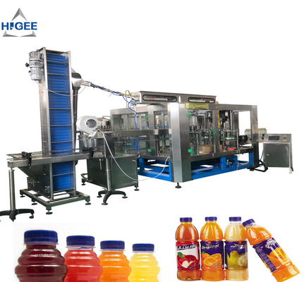 China 304 Stainless Steel Juice Filling Machine 2.5Kw With Screw Capping Function supplier