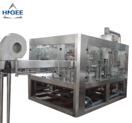 China High Efficiency Carbonated Drink Filling Machine For Small PET Bottle 5800kg supplier