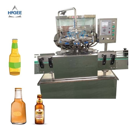 China Glass Bottle Small Beer Bottling Machine / Small Scale Beer Bottling Equipment supplier