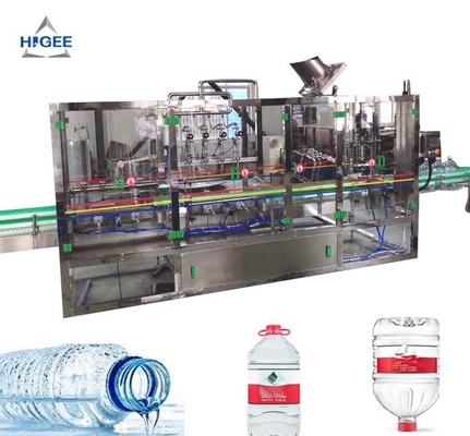 China 3-5l Mineral Water Filling Machine / 300 Bph Filling And Capping Machine 1800 Kg supplier