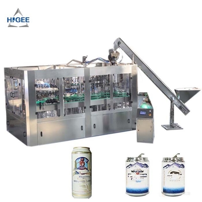 China 12 Filling Heads Beer Filling Machine With Aluminum Cans 100 - 320mm Bottle Height supplier