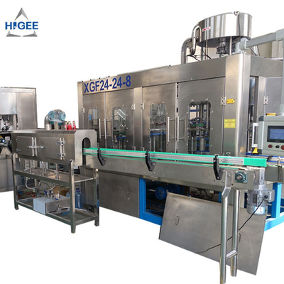 China Small Rotary Automatic Water Filling Machine 50 Filling Head Gravity Filling supplier