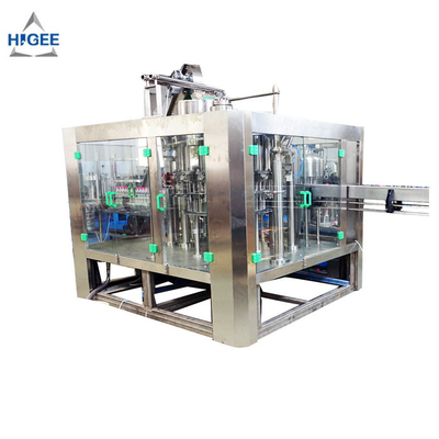 China High Accuracy Drinking Water Filling Machine / 3 In 1 Liquid Filling Machine supplier