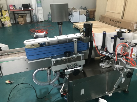 China Automatic tubs labeling machine with lids handle plastic cup labeling machine  can labeling machine supplier