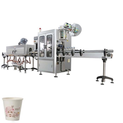 China Higee cup wholesale shrink sleeve labeling machine ice cream tubs shrink sleeve labeling machine supplier